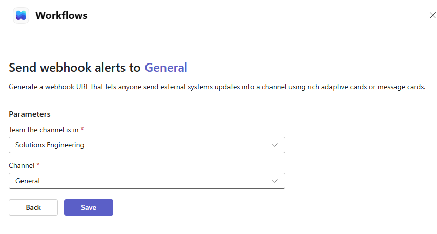 Choosing the target channel