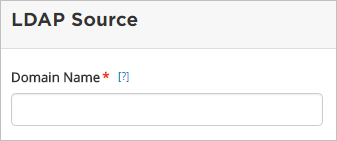 Naming the LDAP source