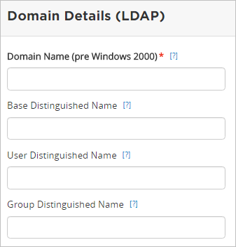 LDAP domain details
