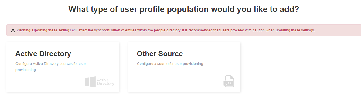 Creating an Other Source in Manage Profile Sources