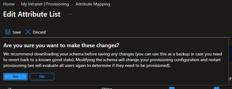 Save and confirm prompt