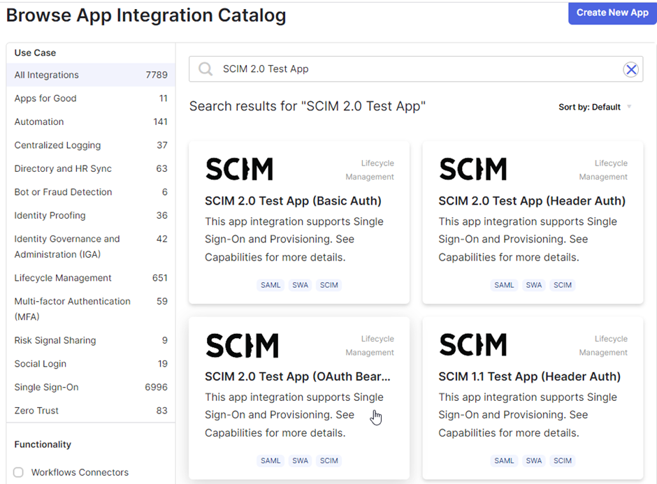 Add Integration button