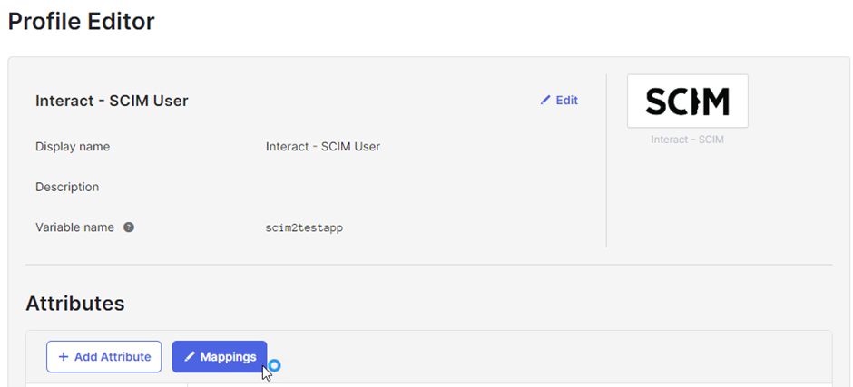 Okta User to app mapping tab