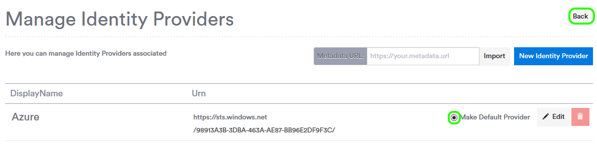 Make Default Provider