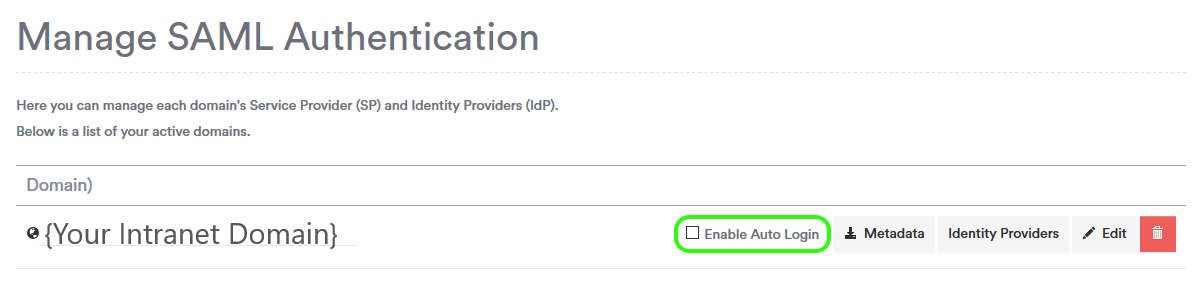 Enable Auto Login