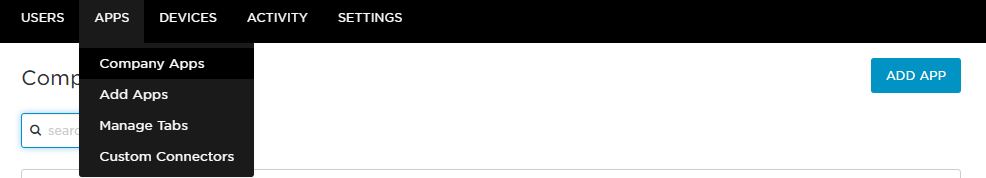 Add App in OneLogin